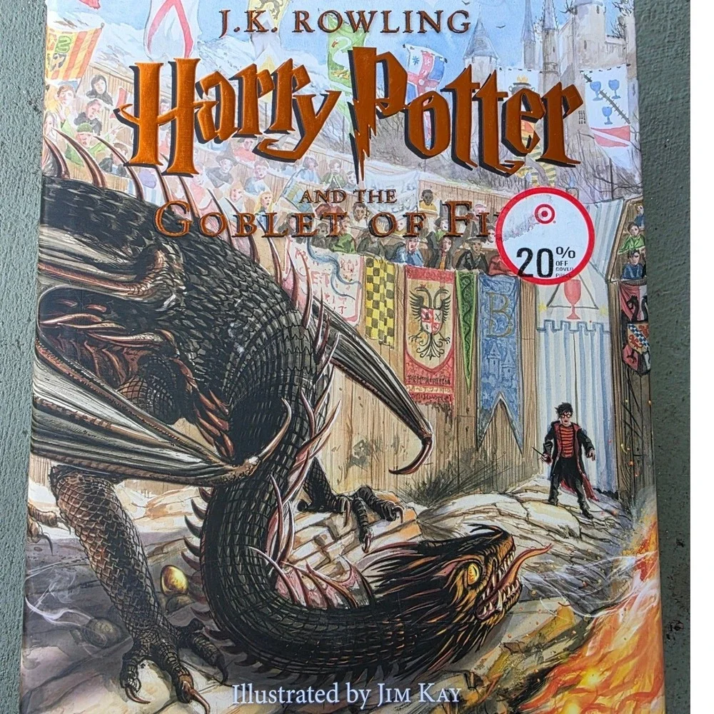 Harry Potter and the‎ Goblet of Fire Illustrated Edition Hardcover Jim Kay JK